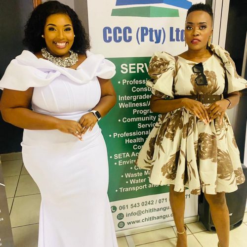 Myself and Nonkanyiso Conco known as Laconco Tv Star and Entrepreneur- event Women in business Seminar