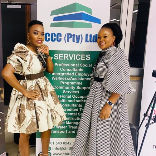 Myself and Public Protector Busisiwe Mkhwebane - This was women in business seminar ( Event)
